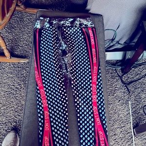 Color bright poke adopt yoga pants